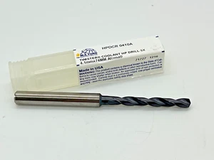 M.A. Ford New Coolant Thru Carbide Drill - 4.1mm x 74mm, 2FL, 140°, HPDCR 0410A - Picture 1 of 4