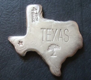 Texas 4 Troy Ounce Silver Uncirculated - Picture 1 of 2