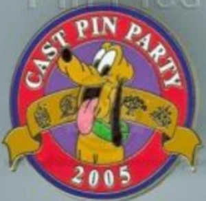 Disney Pin 39153 WDW Cast Exclusive Party 2005 Dog Pluto LE 1500 - Picture 1 of 8