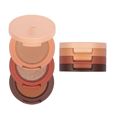 Kaja Beauty Bento Bouncy Shimmer Eyeshadow Trio Shade #10 Spiked  Ginger In Box - Image 1 of 4