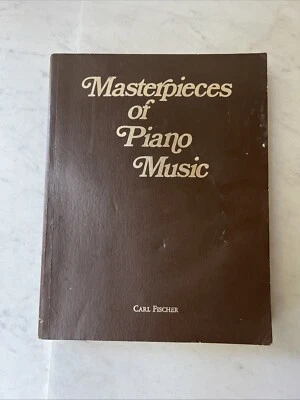 Vintage Masterpieces of Piano Music by Carl Fischer Softcover 1918 Collection - Image 1 of 4