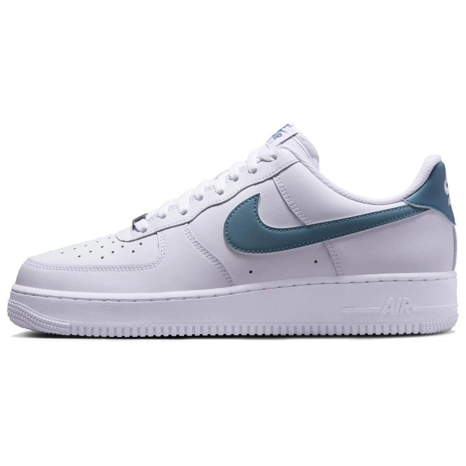 Nike Air Force 1 '07 White Smokey Blue - FJ4146-114 - Image 1 of 4