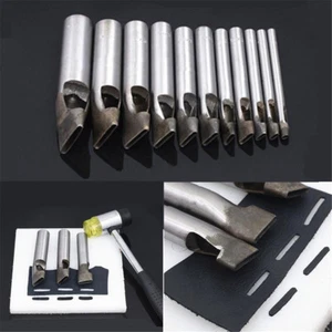 Leather Craft Rectangle Punch Hole Tools More Models Puncher Tools Square Hole - Picture 1 of 10