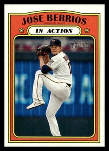2021 Topps Heritage #114 Jose Berrios IA Minnesota Twins - Picture 1 of 2