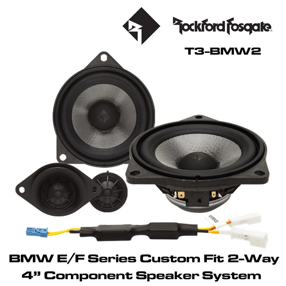 Rockford Fosgate T3-BMW2 - BMW E/F Series Custom Fit 2-Way Component Speakers - Image 1 of 1