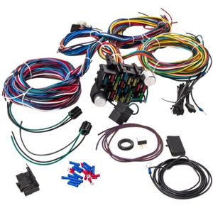 Kit filo universale 17 fusibili 21 circuiti cablaggio lunghissimo asta stradale - Foto 1 di 8