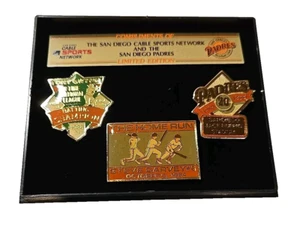 San Diego Padres 1980s Limited Edition Pin Set Gywnn Garvey Great Moments - Bild 1 von 8