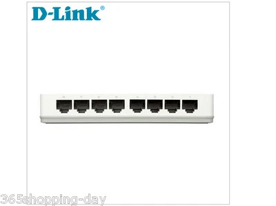 D-LINK DES-1008A 8 Port RJ45 10/100Mbps Network Switches  - Image 1 of 4