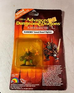 1983 LJN Advanced Dungeons & Dragons / ELKHORN / Figure 2 Inch MOC Sealed Carded - Picture 1 of 6