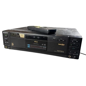 Sony MDP-650 AV Laser LaserDisc System Player Auto Reverse CD CDV LD w/ Remote - Picture 1 of 13