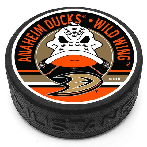 Anaheim Ducks Wild Wing Mascot Textured Puck Cover