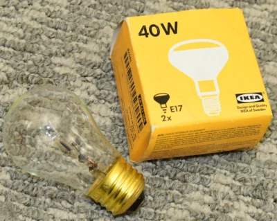 (1) - IKEA Light Bulb E17 40W 901.172.27 - Image 1 of 4