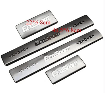 Door Sill Cover Scuff Plate Protector Sticker Trim For Ford Ecosport 2013-2020 - image 1 of 4