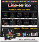 Lite Brite Ultimate Classic Party Refill Pack - Celebration Theme - 10 Reusable 