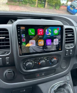 Head Unit Carplay 4+64G For Vauxhall Vivaro B Renault Master 3 Android 14 GPS FM - Picture 1 of 23
