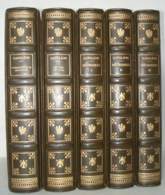 NAPOLEON - CORRESPONDANCE - MEMOIRES -5 Vol In-4 - Photo 1/4