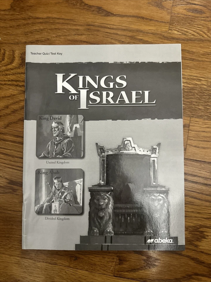 Abeka Kings Of Israel Curriculum Teacher Quiz/test Key Homeschool 9th Grade - Image 1 of 1