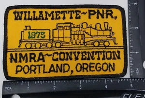 Toppa Vintage Willamette PNR 1975 NMRA Modello Nazionale Convenzione Ferroviaria Portland - Foto 1 di 2