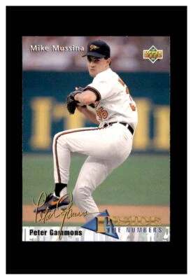 MIKE MUSSINA BALTIMORE ORIOLES UPPER DECK 1993  #463 - Image 1 of 2