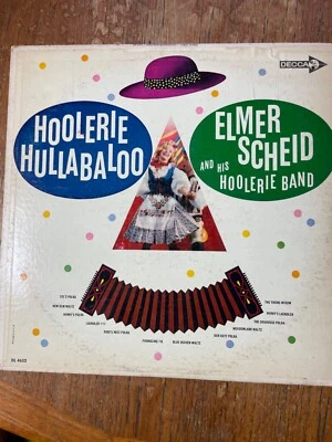 Elmer Scheid And His Hoolerie Band – Hoolerie Hullabaloo LP Vinyl DECCA VG - Image 1 of 4
