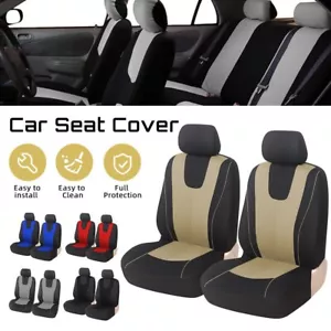 2 Seat Waterproof Seat Covers for Car SUV Auto Universal Protectors 2 Front - Picture 1 of 14