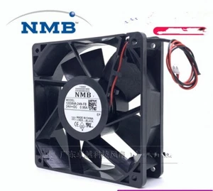 1 PCS  NMB  Fan  12038VA-24N-FB  DC 24V 0.96A 12038 12CM 2 wire   cooling fan - Picture 1 of 1