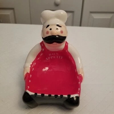 Soporte de esponja "Fat Chef" Bon Apetit Boston Warehouse Trading Co. Foto 1 de 4