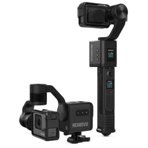 GoPro Smartest Gimbal Stabilizer Removu S1 OLED Screen 3-Axis With Case Black -H - Picture 1 of 24