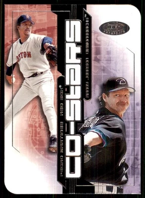 2002 Fleer Hot Prospects Co-Stars #5CS Pedro Martinez Randy Johnson - Image 1 of 2