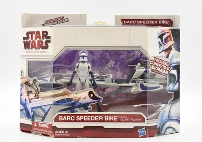 Star Wars The Clone Wars - Barc Speeder Bike & Clone Trooper Action Figure Set - Image 1 of 4