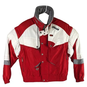 Spyder Snowboarding Jacket Mens XL Red White Ski Entrant Thinsulate Snow Winter - Picture 1 of 23