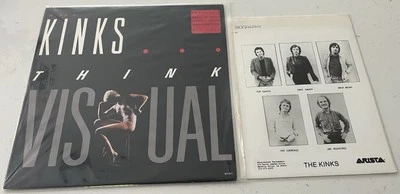 The Kinks~Think Visual Mint LP/+Original Press Kit-2-Mint 8x10 Pics/NMBios Foto 1 de 4