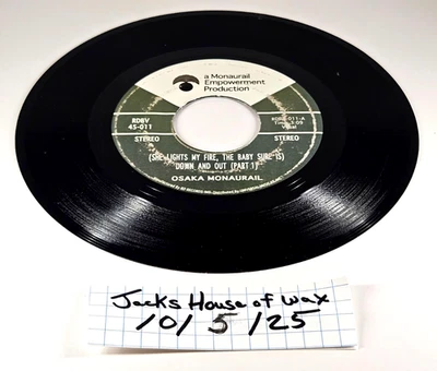 RARE IMPORT SOUL FUNK  7" 45 Osaka Monaurail She Lights My RD RECORDS NM- HEAR - Bild 1 von 4