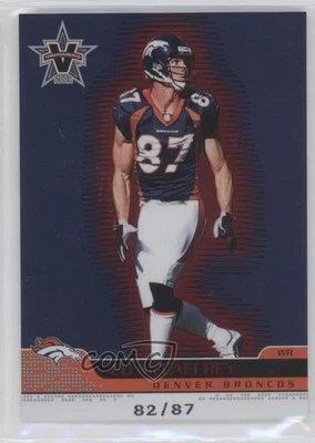 2001 Pacific Vanguard Red /87 Ed McCaffrey #28 - Image 1 of 2