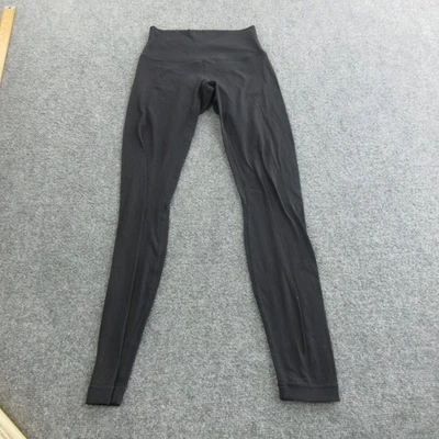 Lululemon Pants Womens 6 Black High Rise Leggings Full Length Yoga Activewear - Image 1 of 4