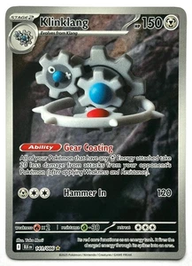 Klinklang 141/086 - Pokemon TCG - Black Bolt Illustration Raro Holo - M/NM - Imagen 1 de 2