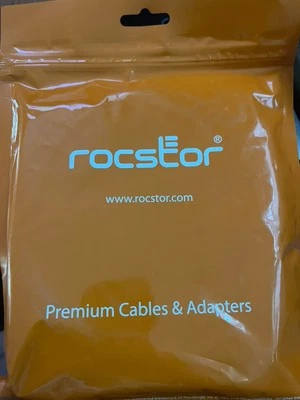 Cable convertidor Rocstor Premium DisplayPort a HDMI - 6 pies - 4K - DisplayPort Foto 1 de 2