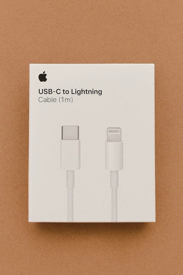 GENUINE ORIGINAL Apple iPhone 14 13 12 11 Charger Type C to Lightning Cable - 1M - Image 1 of 1