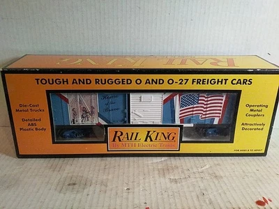 MTH 30-74088 Ground Zero Spirt Flag Raising Box Car  New - Image 1 of 4