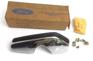 1971 1972 Ford Maverick Grabber NOS RH High-Protection FRONT BUMPER GUARD w/ PAD - Picture 1 of 9