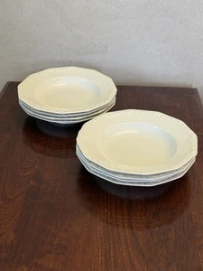 Rosenthal Classic White Set/4 Rimmed Soup Bowls -9 1/4” 12 sided Polygon SeeDesc - Picture 1 of 8