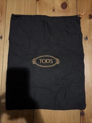 TOD'S Bolsa antipolvo Marrón Bolsa con cordón Bolsa de almacenamiento 12 x 9 Foto 1 de 2
