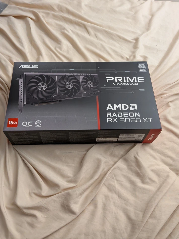 ASUS PRIME Radeon RX 9060 XT 16GB GDDR6 Graphics Card – Tested, Clean, Excellent - Image 1 of 4