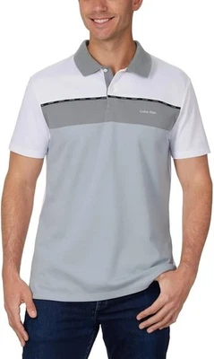 Polo Calvin Klein para hombre de ajuste clásico tapeta de 2 botones 3XL Foto 1 de 3