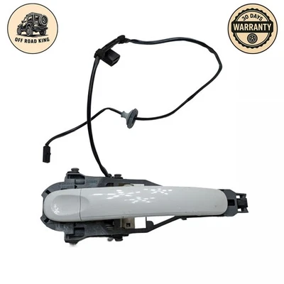 Manija de puerta exterior delantera derecha blanca Volkswagen Eos 2012-2016 OEM Foto 1 de 4