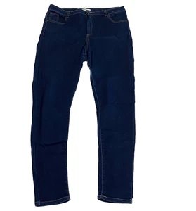 The 1964 Denim Co. Ladies Jeans Sz 16 Dark Blue-Stevie Straight Leg Skinny Denim - Picture 1 of 10