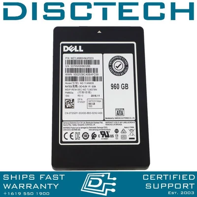 Dell T2G0Y 960GB SATA RI 6Gbps Read Intensive 2.5in PM863a MZ7LM960HMJP0D3 - Image 1 of 3