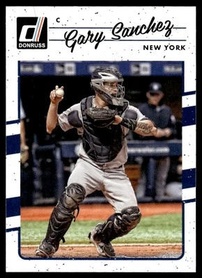2017 Donruss Gary Sanchez New York Yankees #126 - Image 1 of 2