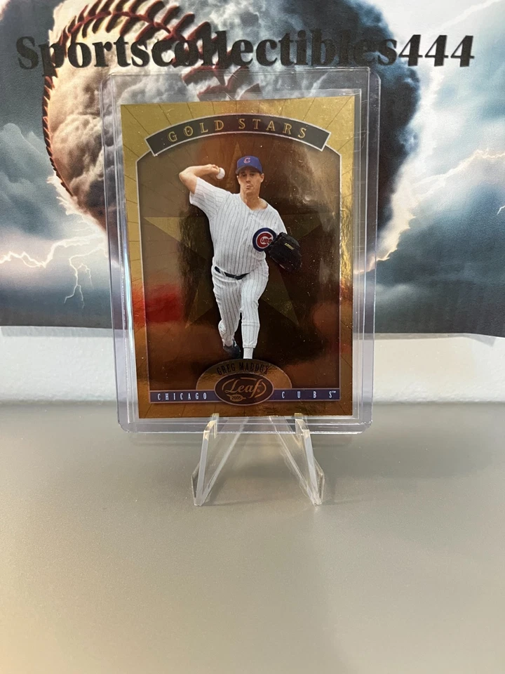 Greg Maddux 2005 Donruss Hoja Estrellas Doradas GS-8 Inserto Atlanta Braves Foto 1 de 1