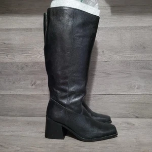 Botas de montar Vince Camuto Sangeti pantorrilla ancha talla 8,5 extra anchas negras - Imagen 1 de 5